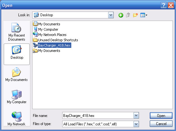 4. Verify that the file loaded by selecting the Build tab in the Output ...